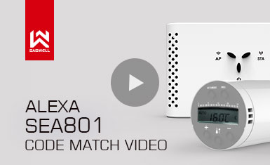 TUYA Alexa صمام المشعاع الحراري ، Alexa TRV SEA801 أعيد توصيله بالفيديو