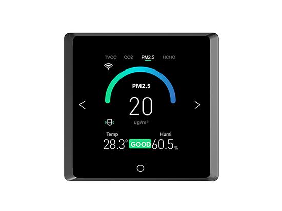 جهاز مراقبة جودة الهواء الداخلي الذكي مع دمج نظام التدفئة والتهوية وتكييف الهواء (HVAC).